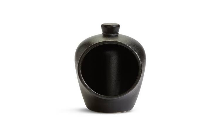 Habitat Industrial Stoneware Salt Container