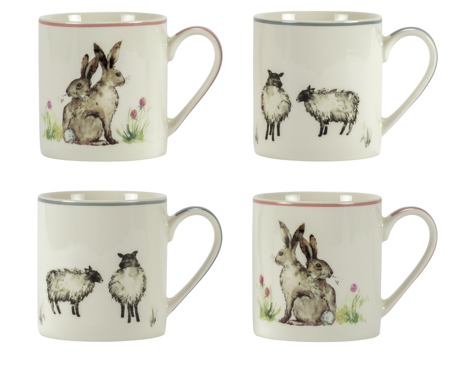 Argos Home Moorlands Set of 4 Animal Mugs Review