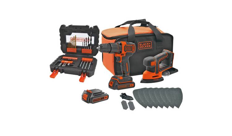 Buy Black+Decker 2 Speed Hammer Drill 18V With 2 Batteries And Kit
