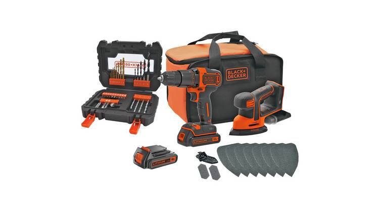 Buy Black+Decker 1.5AH Cordless Combi Drill with 2x18V Batteries