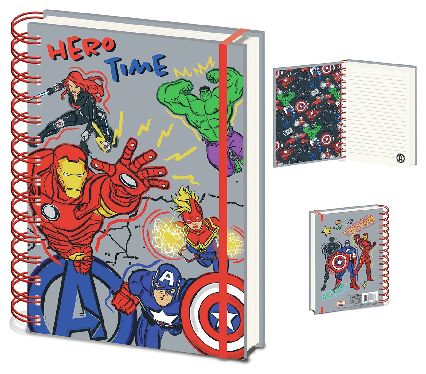 Disney Avengers A5 80 Page Ruled Wiro Notebook