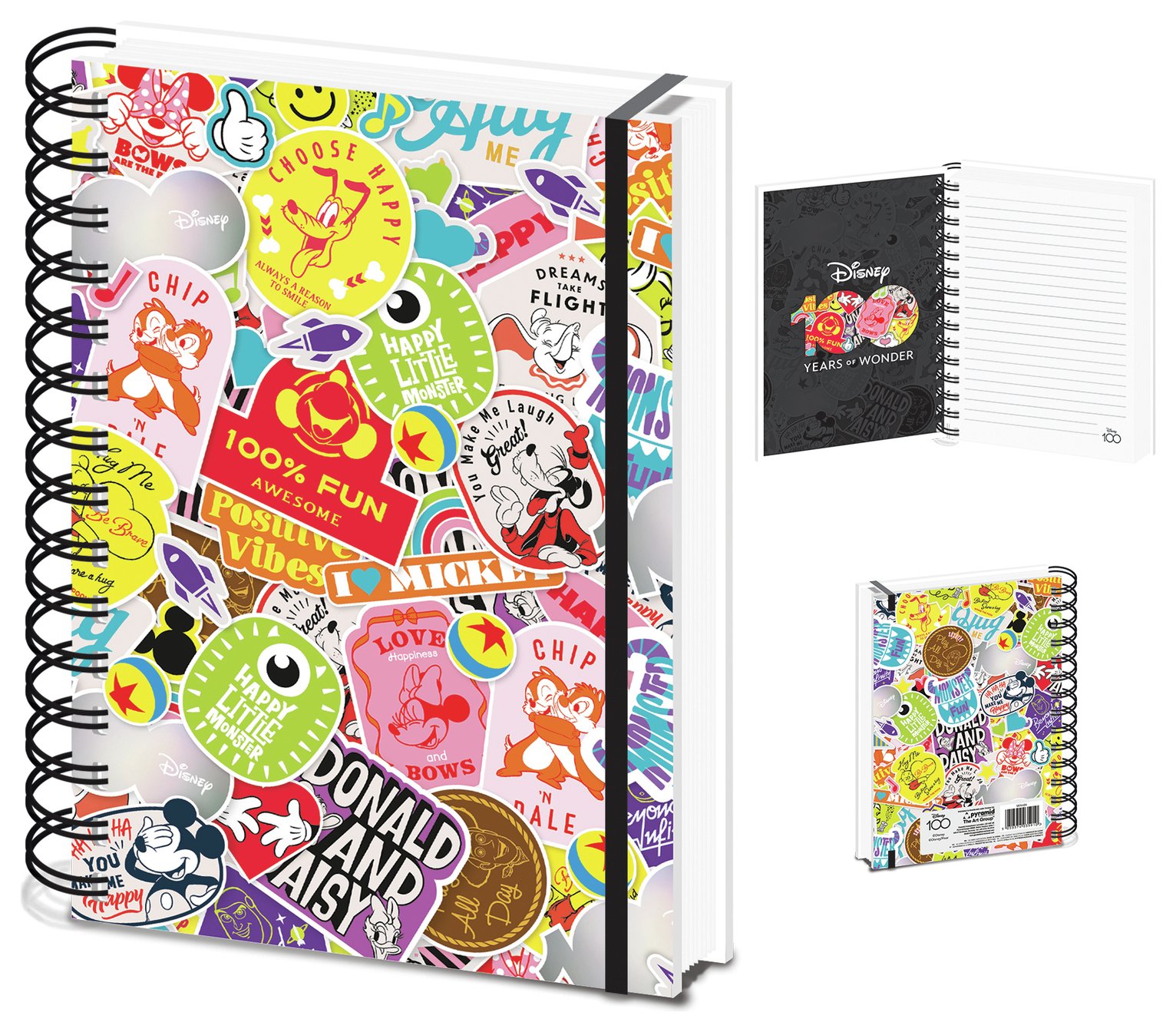 Disney 100 A5 80 Ruled Notebook