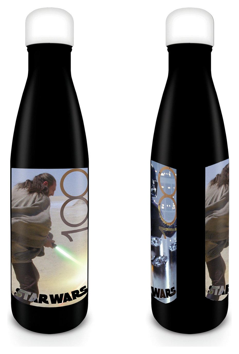 Star Wars Black Stainless Steel Water Bottle - 500ml