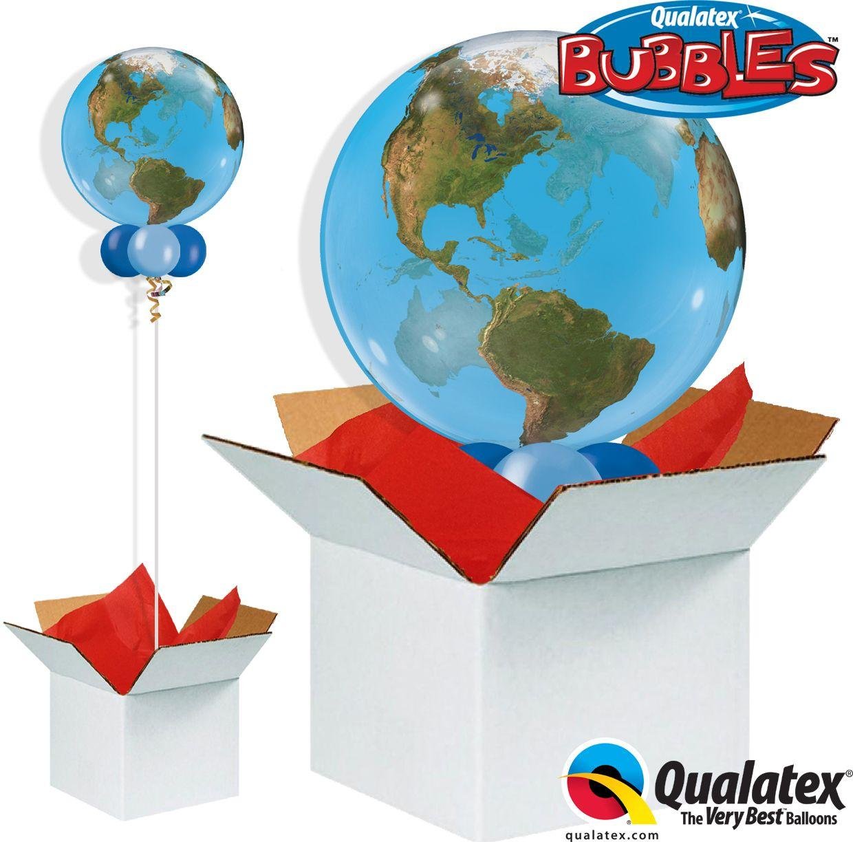 Planet Earth Bubble Balloon in a Box.