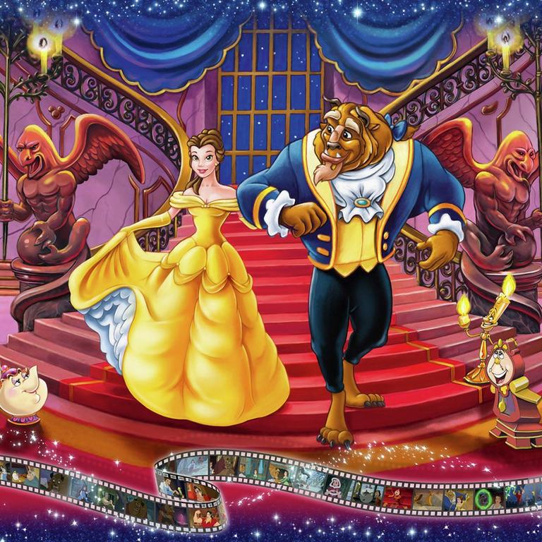 The Collectors Edition Beauty and the Beast 1000 Piece Puzzle.