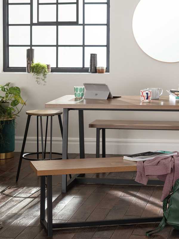 Simple living judith discount dining set with bench