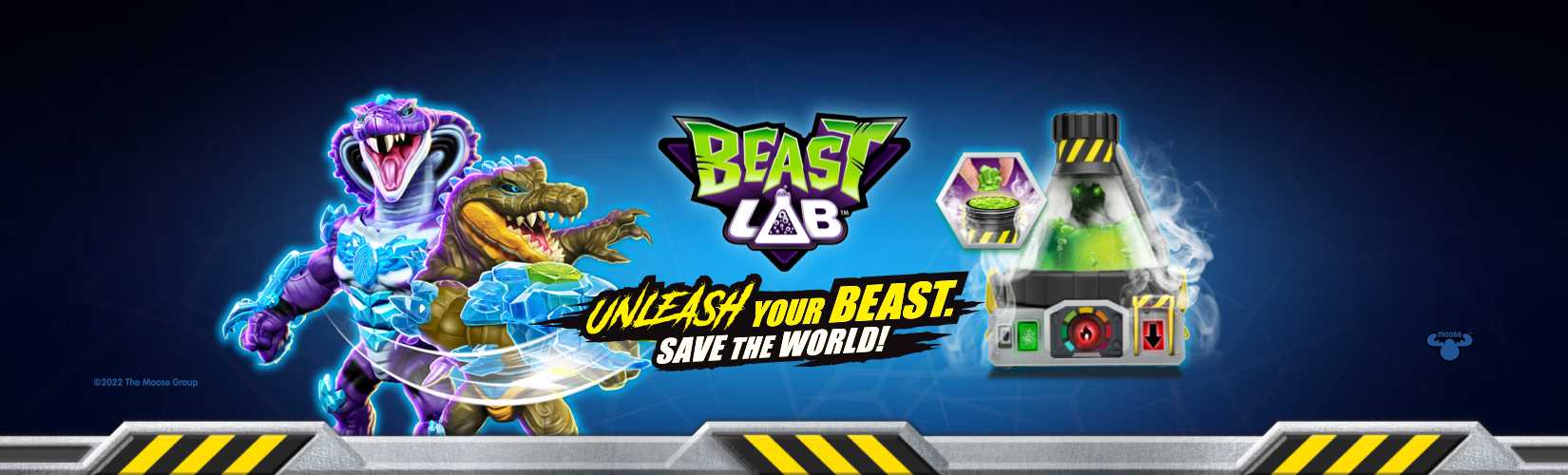 Beast Lab. Unleash your beast. Save the world!