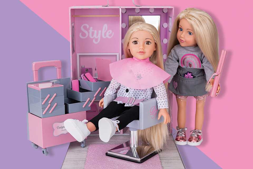 DesignaFriend 18 inch fashion doll playset featuring Connie and Tilly.