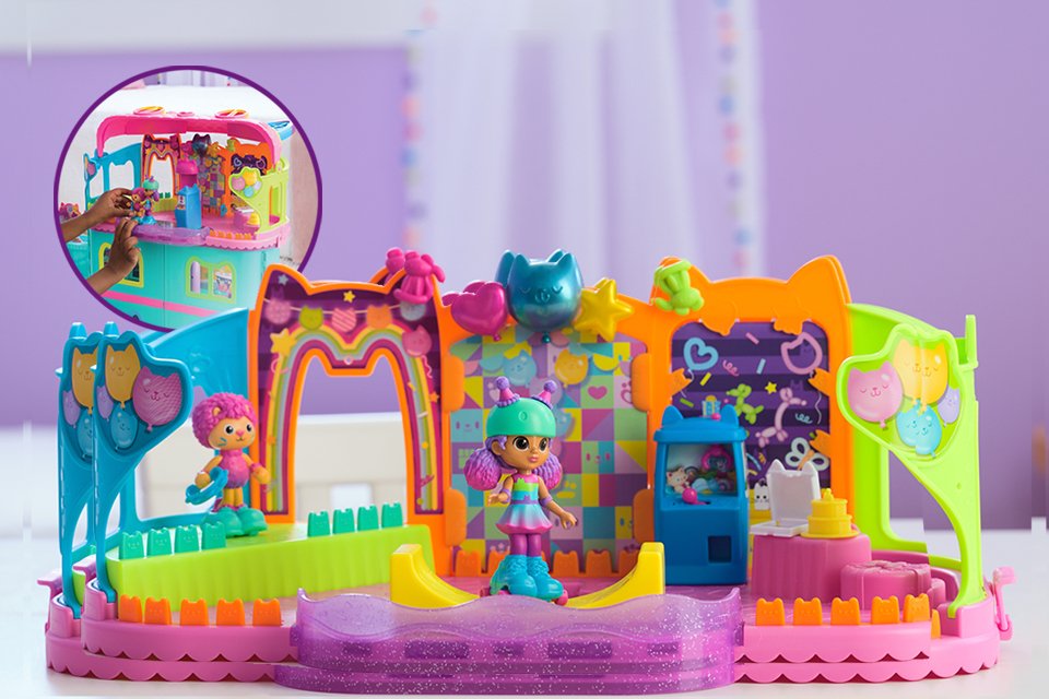 Gabby's Dollhouse Party Room playset.