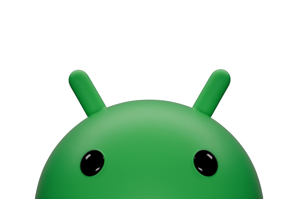 A green Android bug logo.