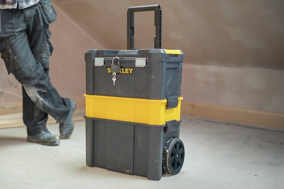 Tool box on building site