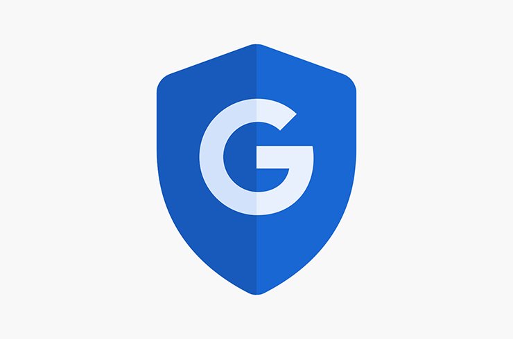 A blue Google Titan C2 Security logo.