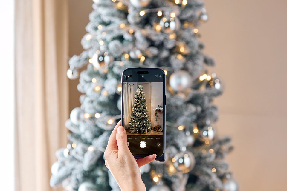 Measure the magic this Christmas. Use your phone to see if your favourite tree fits your festive space.