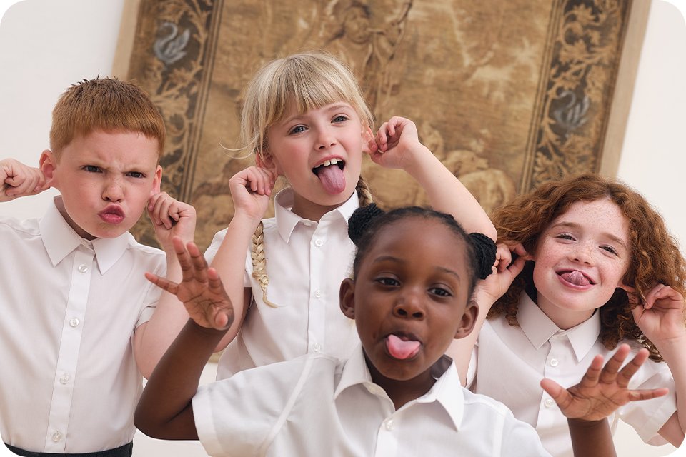 Shirts & blouses. Non-iron - designed to save time and effort on busy school mornings.ac