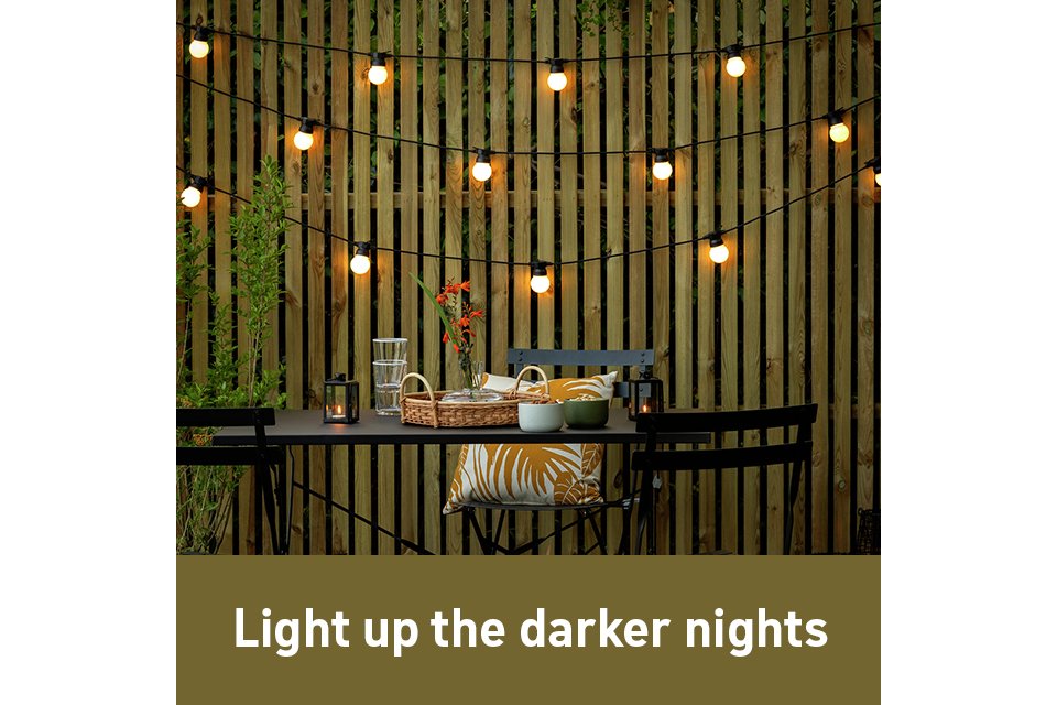 Stay outside longer with cosy touches designed for Autumn and beyond. Shop now.