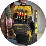 Stanley Fatmax Heavy-Duty Tool Bag Backpack.