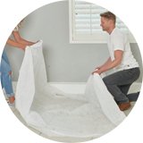 Coral Double Guard Dust Sheet.
