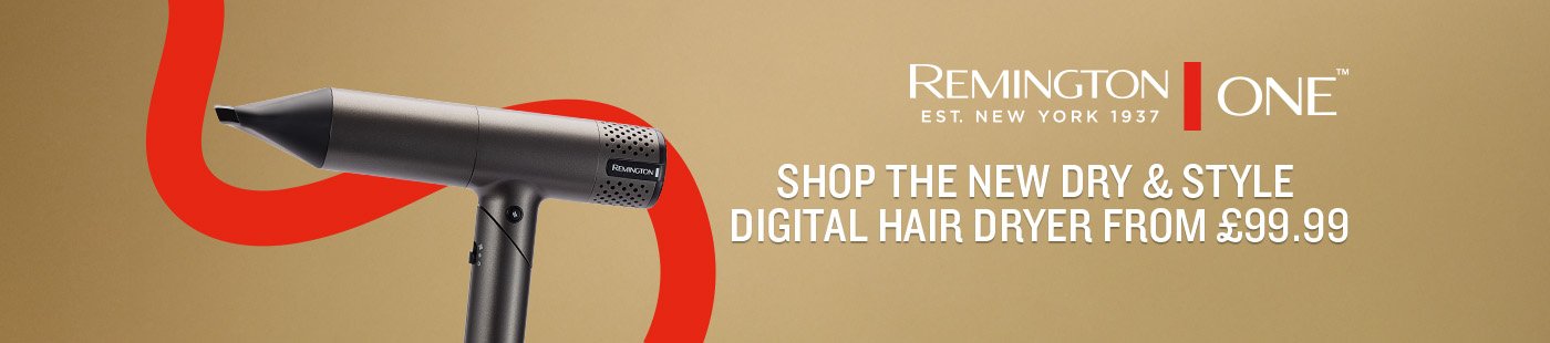 Remington One. EST. New York 1937. Shop the new dry & style digital hair dryer from £99.99.