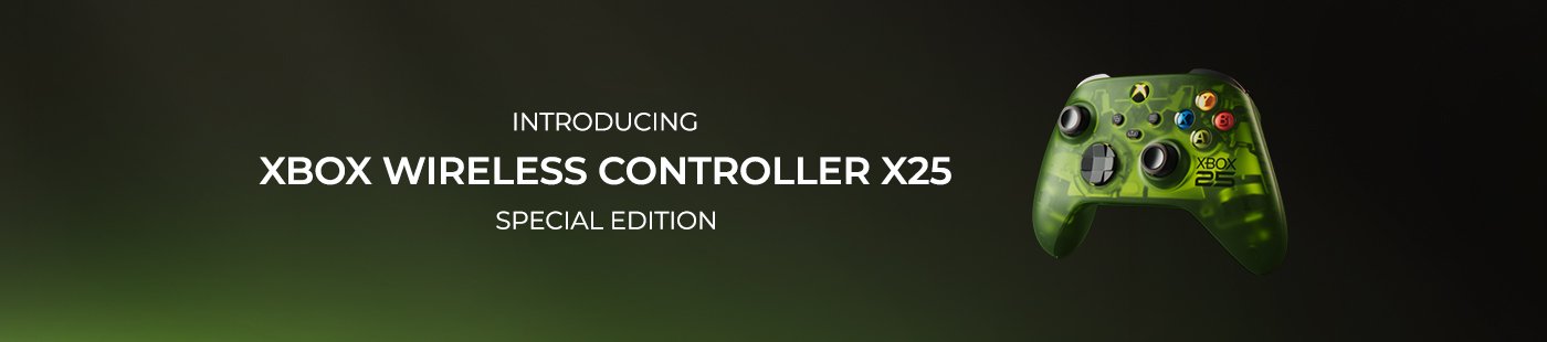 Xbox. Introducing Xbox wireless controller X25. Special edition.