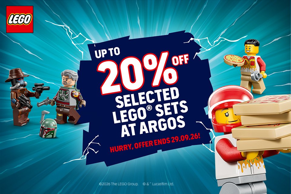 Save up to 20% on selected LEGO® sets. Shop sets from Harry Potter, Star Wars and more!