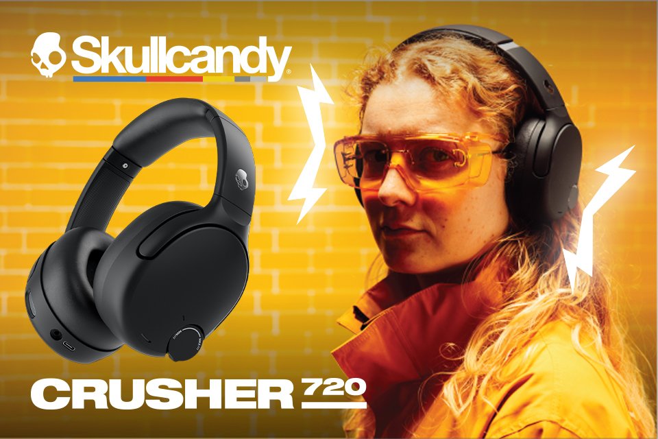 Feel the Crusher effect. Crusher 720 brings mind-bending bass and THX Spatial Audio into every moment.