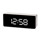 Digital alarm clocks.