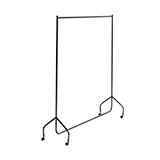 Clothes rails.