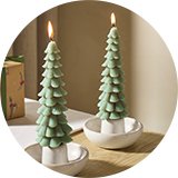 Tree Taper Candles.