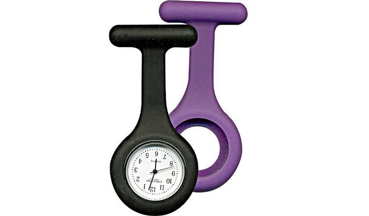 Buy Constant Nurses Purple and Black Fob Watch Womens