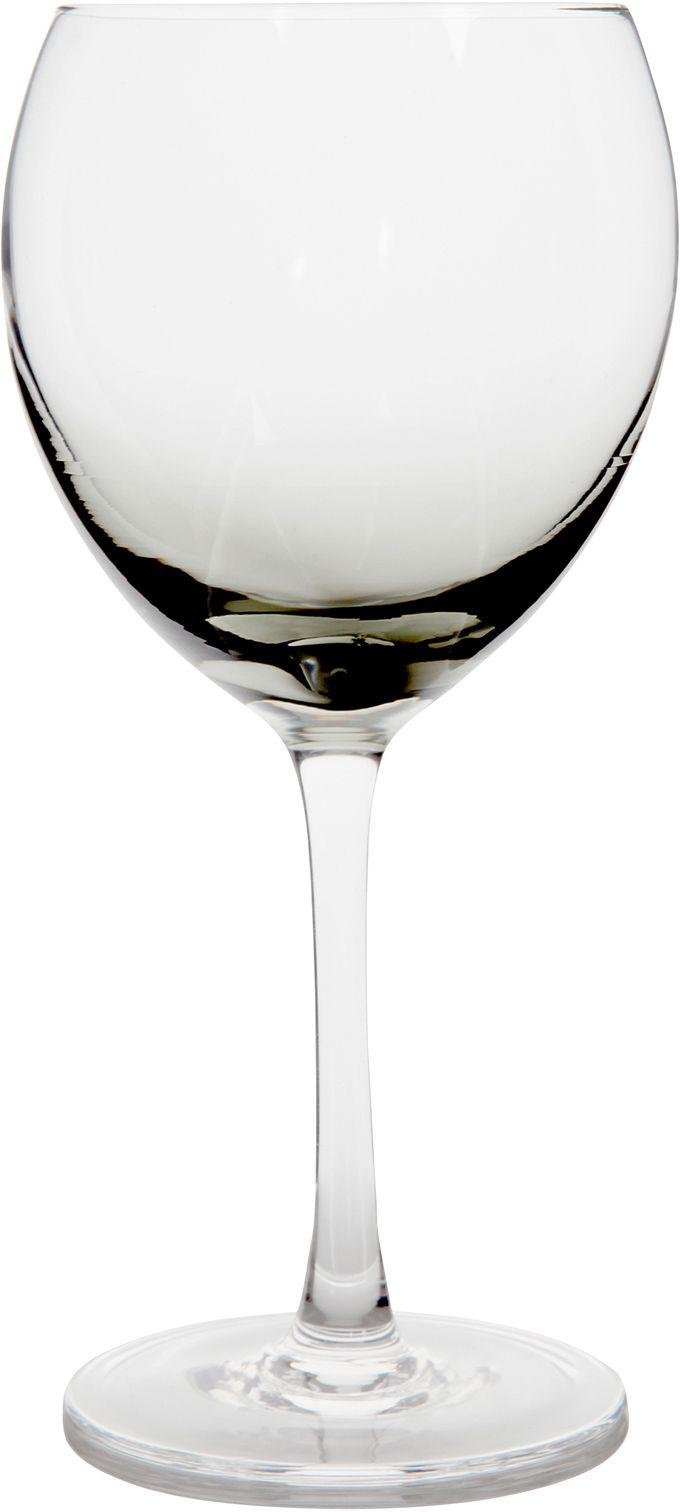 Denby Halo Praline Set of 2 Wine Glasses - Black and Grey