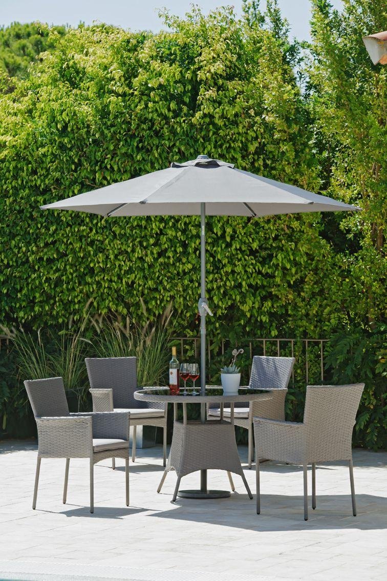 Argos Home Havana  4 Seater Rattan Effect Patio Set