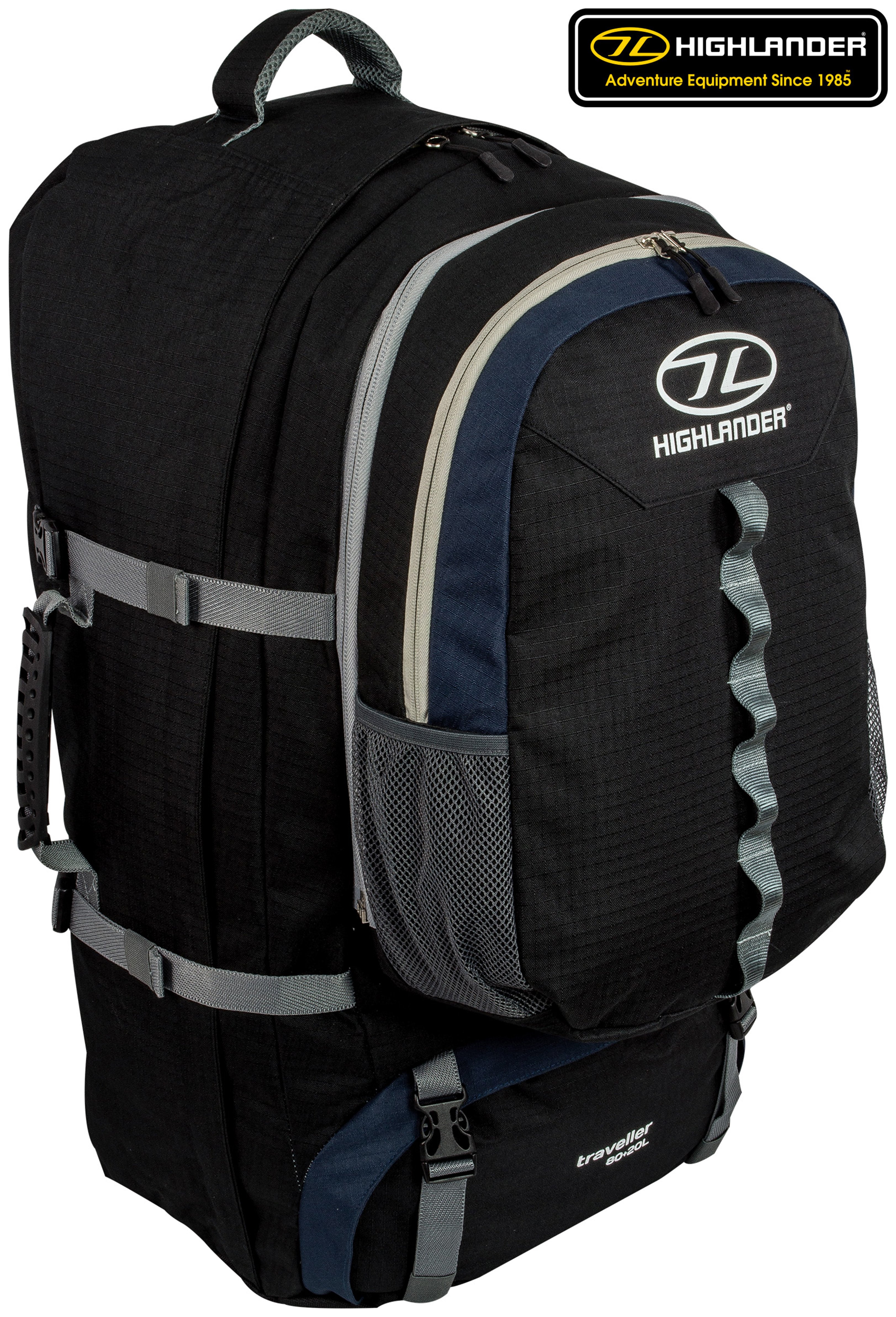 Highlander Traveller 80 + 20 Rucksack