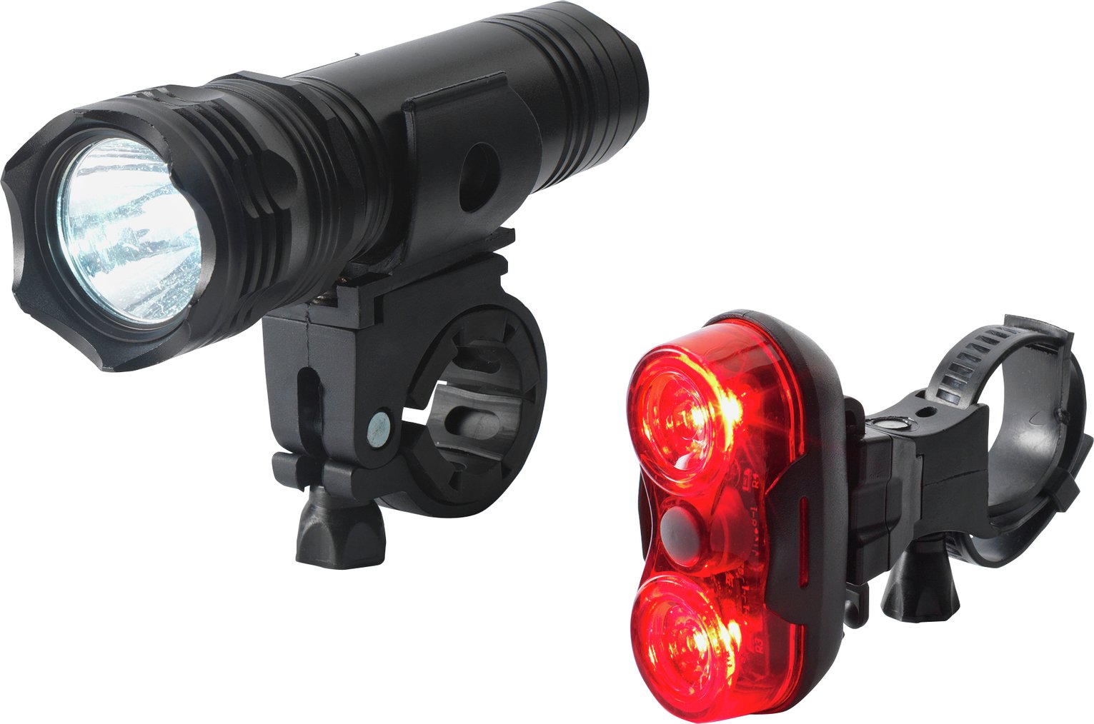 Rolson High Powered Front and Rear LED Bike Light Set