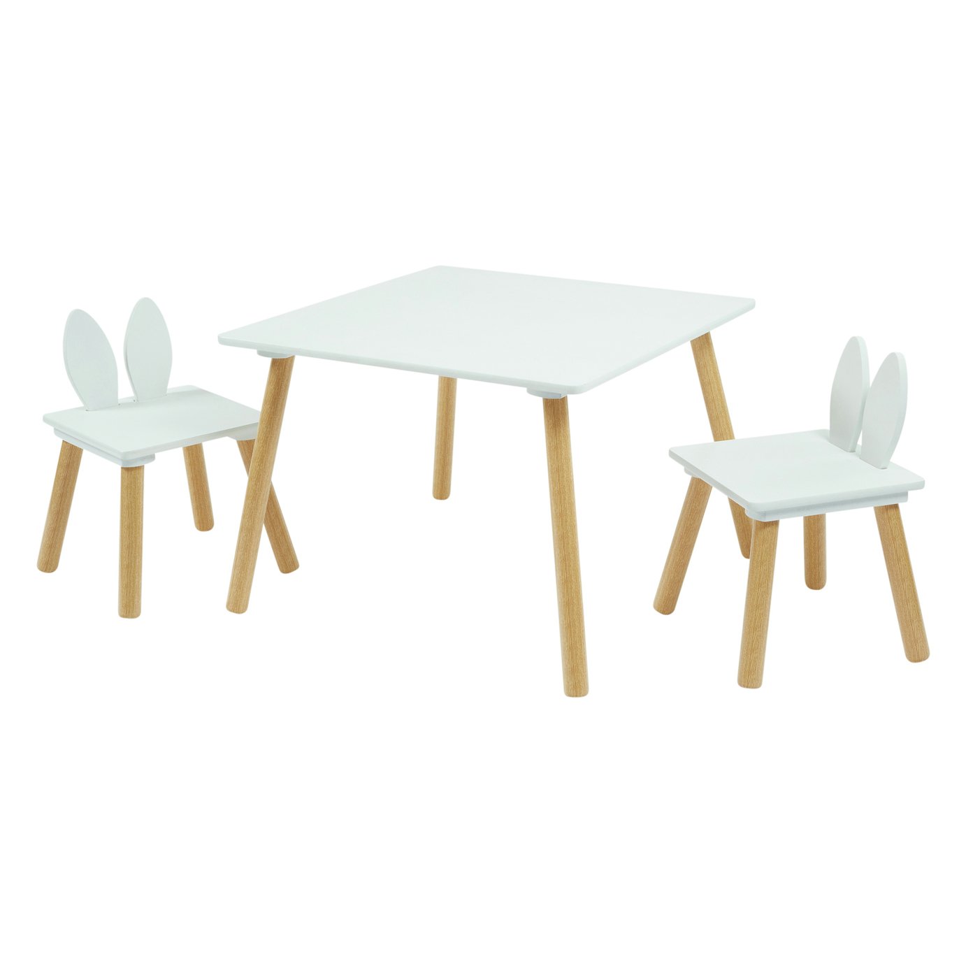 Argos childrens wooden hot sale table and chairs