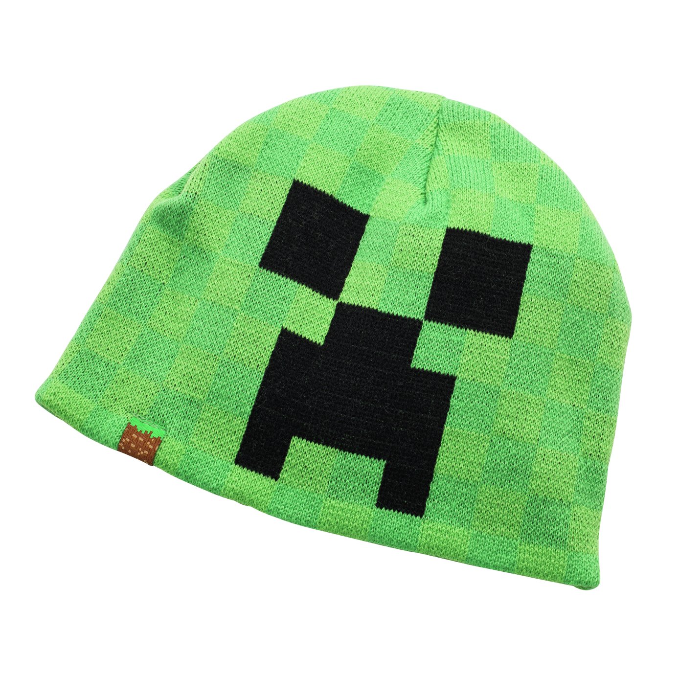 Minecraft Green Beanie Hat - 11-14 Years