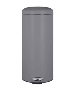 Curver Resin Deco Bin 50 Liter Perfect for Household Use Indoor for Garbage  Disposal, Black/Silver