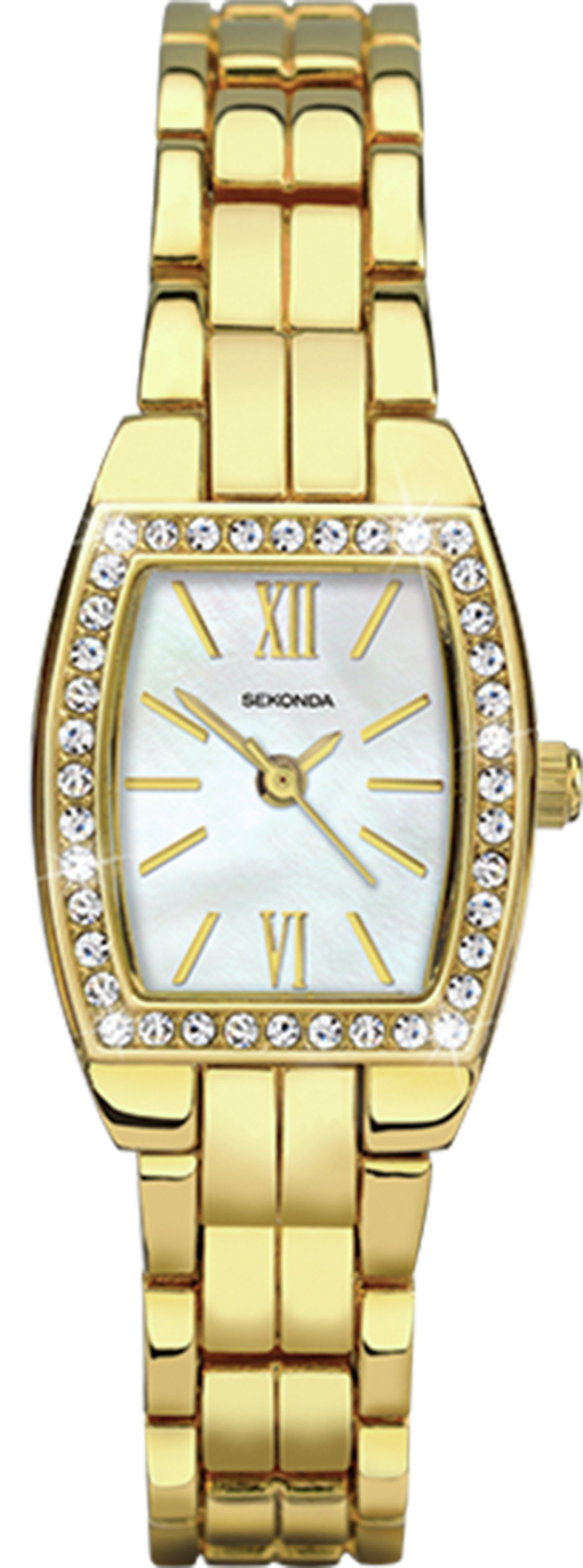 Sekonda Ladies Gold Coloured Metal Bracelet Watch