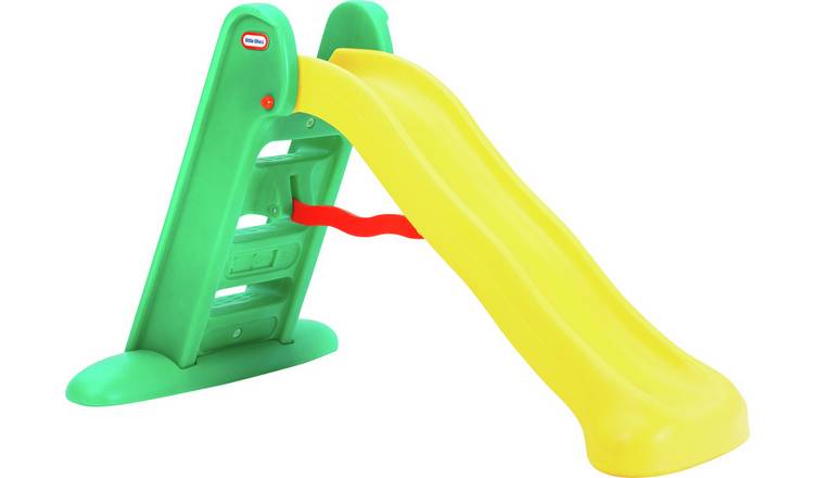 Little Tikes 5ft Easy Store Kids Garden Slide-Yellow & Green