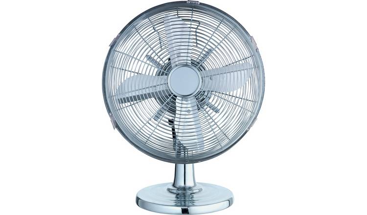 Buy Challenge Chrome Desk Fan 12 Inch Fans Argos