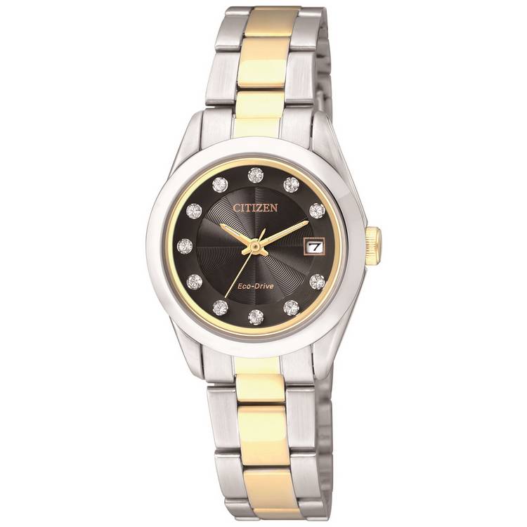 Citizen Ladies Two Tone Stainless Steel Bracelet Watch 0