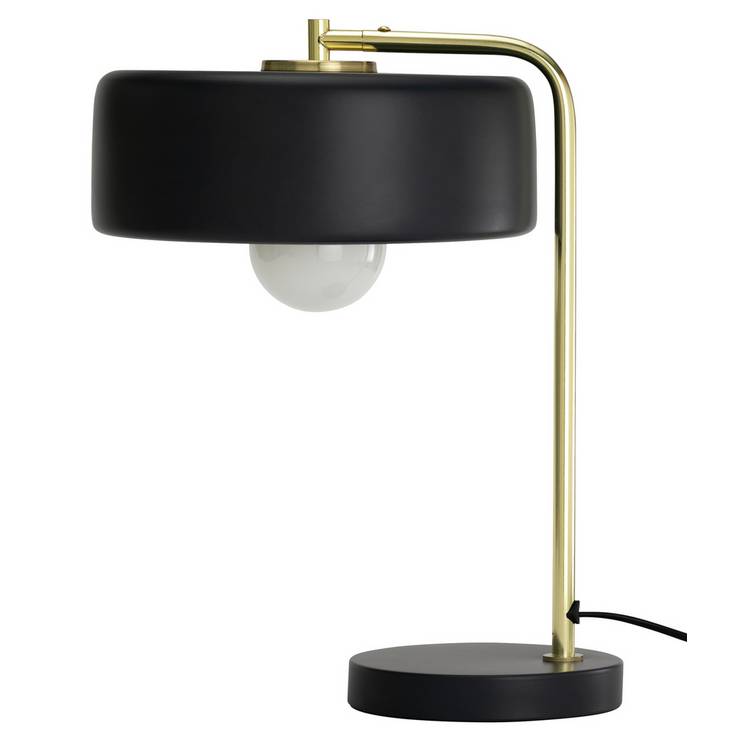 Habitat Minah Iron LED Table Lamp - Black & Brass 0