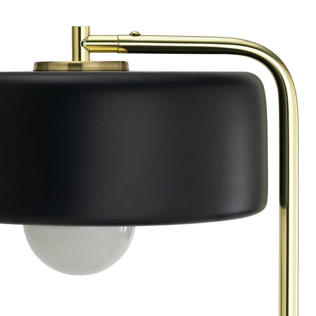 Habitat Minah Table Lamp - Black & Brass
