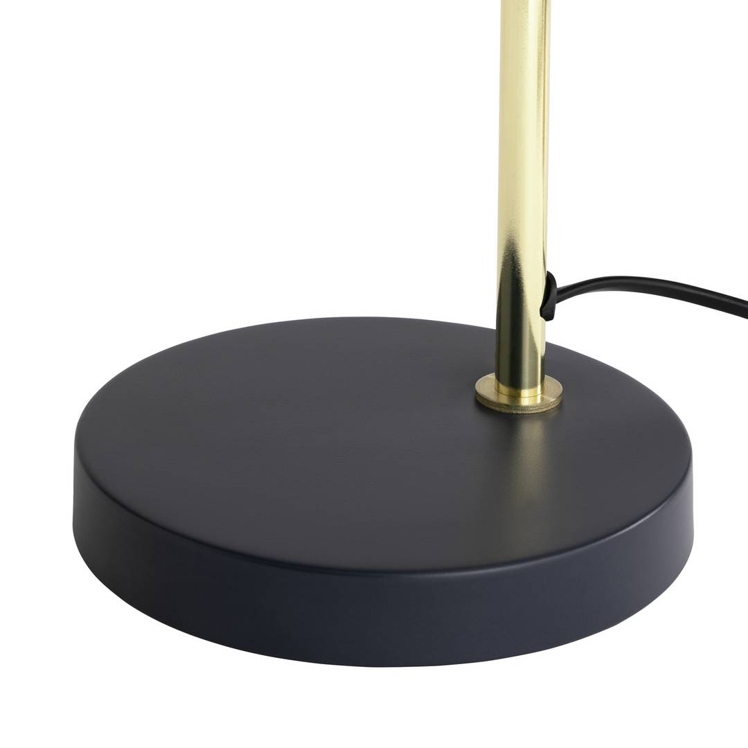 Habitat Minah Table Lamp - Black & Brass
