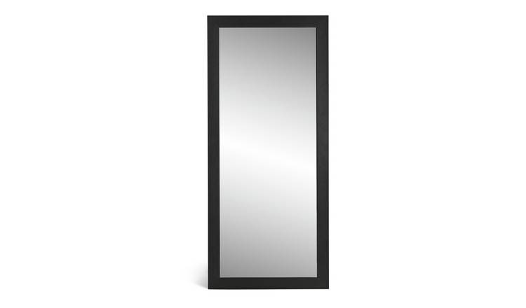 Buy Habitat Full Length Rectangular Mirror - Black - 150x65cm ...