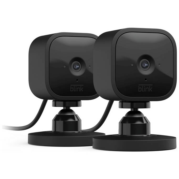 Blink Mini Indoor Plug-In CCTV Security Camera Black -2 Pack 0