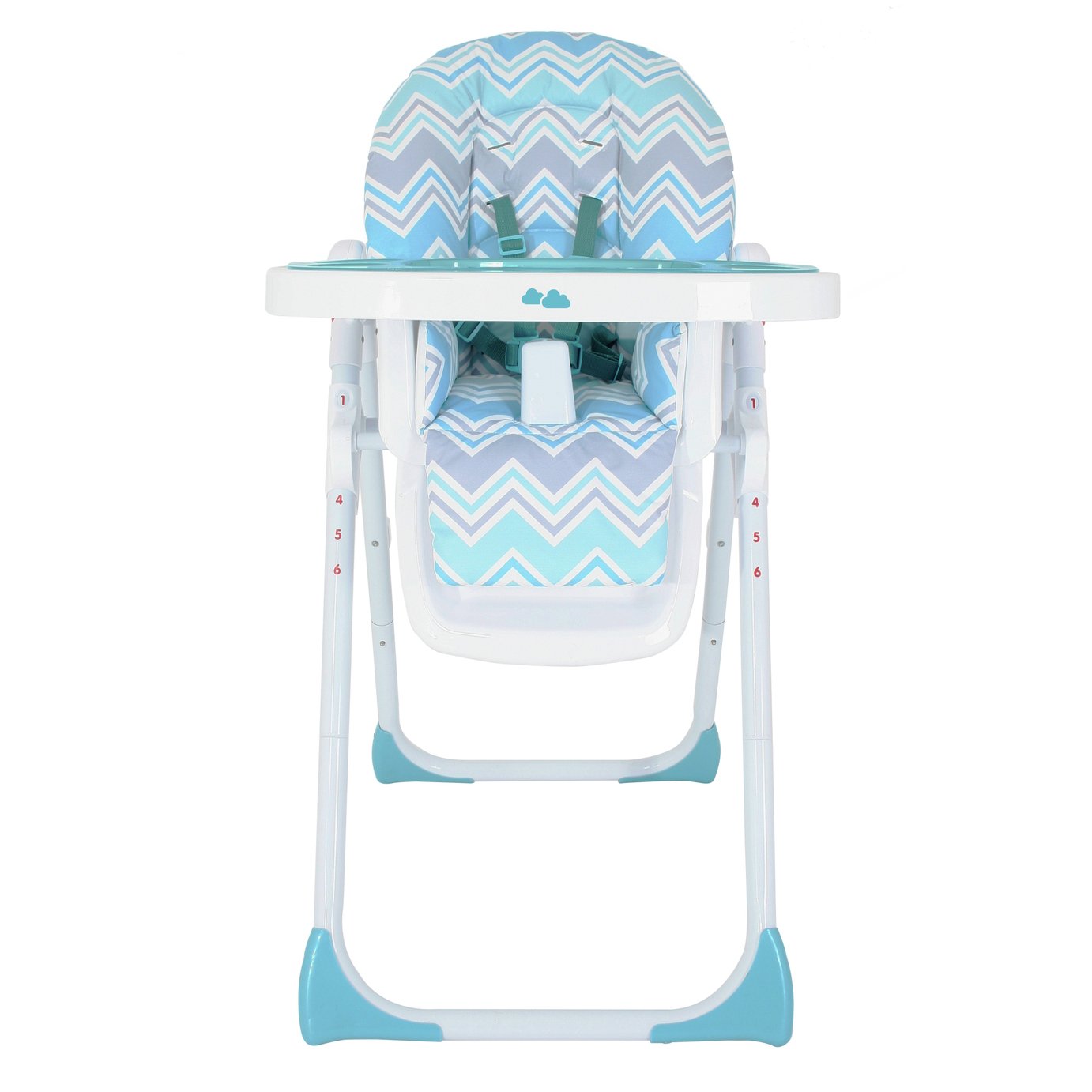 My Babiie Sam Faiers  Aqua Highchair