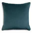 Buy Habitat Velvet Plain Cushion Teal 55x55cm Cushions Argos