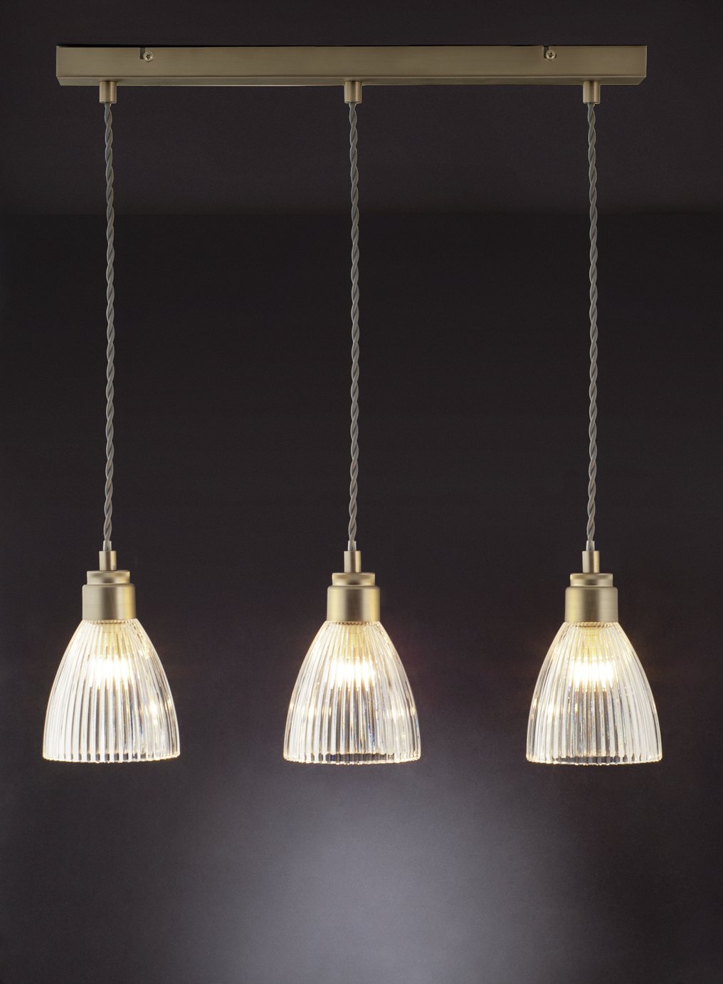 Argos Home Le Marais Pressed Glass 3L Ceiling Light Review