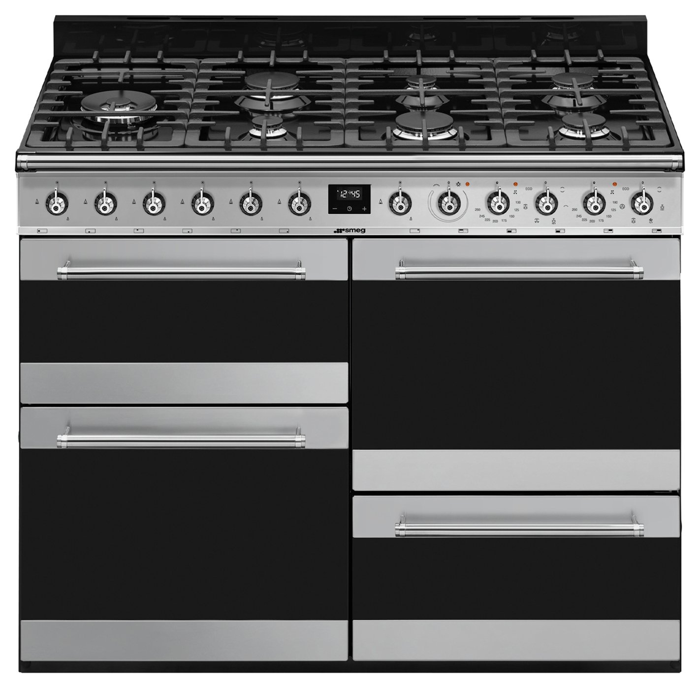 Smeg SYD4110-1 110cm Dual Fuel Range Cooker - S/Steel