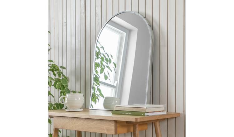 Habitat Silver Arch Wall Mirror - 60x45cm